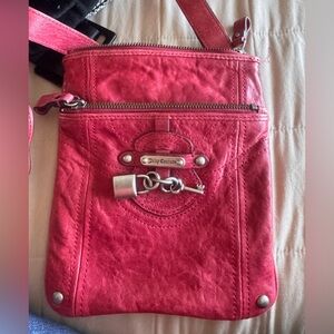 Juicy Couture Red Crossbody Bag – Excellent Condition